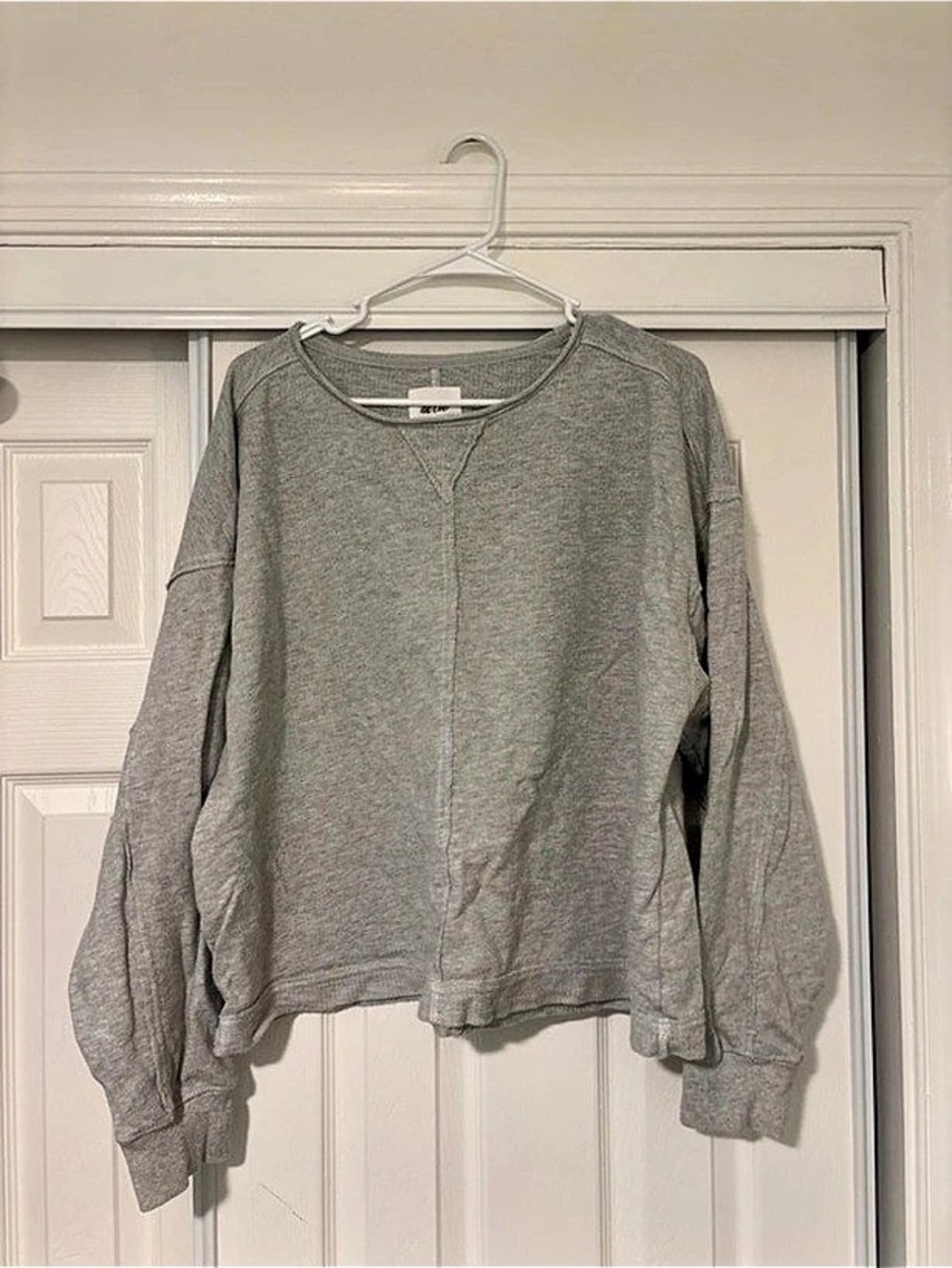 Aerie Gray Long Sleeve Top Size Small
